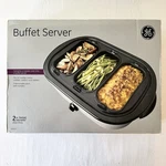 Ge Roaster Oven Buffet Server Insert Pans Fits 169012 168962 & 169060. Fixed Price $27.99.