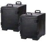 2 Pack Insulated Food Full Size Pan Commercial Catering Box Chafing Dish Carrier. Fixed Price $685.00.
