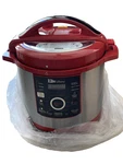 Elite Bistro By Maxi Matic Quart Electric Pressure Cooker Red EPC-816R. Fixed Price $179.98.