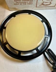 Vtg West Bend Country Inn Elec-trivet Warming TRAY-3325-HARVEST Gold-usa-box. Fixed Price $19.00.