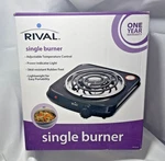 Rival Single Burner HP102-U2. Fixed Price $12.00.