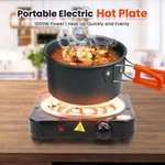 1000W Single Electric Stove Burner Travel Compact Small Hot Plate Dorm Portable. Fixed Price $17.00.