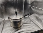Vintage 6 1/2" Imperial Stainless Steel Cooking Pot. Fixed Price $22.00.