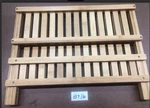 Bellemain Folding Dish Drying Rack 100% Natural Bamboo EB82625. Fixed Price $29.99.
