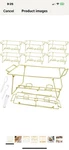 32 Pack Wire Buffet Rack Stand Folding Chafing Chrome Frame Serving Trays. Fixed Price $49.99.