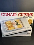 Vintage Conair Portable Cuisine Cordless Warming Tray Butane Powered 1987 Camp. Fixed Price $29.99.
