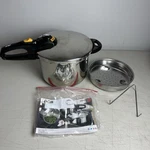 Fagor "duo" 6L Pressure Cooker Stainless Steel Vitro Induction Electric. Fixed Price $77.99.
