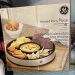 New Ge Heated Party Platter Warming Dish Open Box, Unused W/ Plastic Mod. 169149. Fixed Price $40.00.