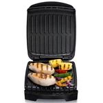New Gourmia 3-IN-1 Cooking Plate Grill Contact Panini Maker Compact Black. Fixed Price $34.99.