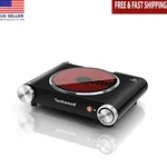 Portable Electric Hot Plate Infrared Burner Adjustable Temp Cooking Stove 1200W. Fixed Price $63.14.