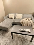 Dhp Clair Reversible Sectional Coil Futon Sofa With Multiple Reclining Positions. Fixed Price $260.00.