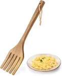 10 Inches Acacia Wooden Forks Cooking Kitchen Baking Tool Five Tines Long.... Fixed Price $17.10.