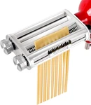 Pasta Maker Attachment For Kitchenaid Stand Mixers, 3-IN-1 Roller & Cutter. Fixed Price $150.99.
