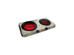 Megachef Electric Easily Portable Heavy Duty Lightweight Dual Size Infrared Burn. Fixed Price $48.49.