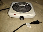 Proctor Silex TS01 Fifth Burner Hot Plate Temperature Control 34101Y 1000W. Fixed Price $9.99.