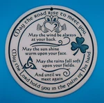 Seneca Ceramics Irish Blessing Bread Bun Warmer Claddagh Shamrock Road Sun Lord. Fixed Price $17.89.