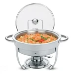 Tramontina Premium 4QT Round 18/10 Stainless Steel Chafing Dish 80205/205 Brazil. Fixed Price $47.95.
