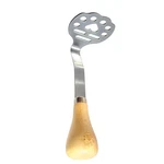 Wooden-handled Potato Masher, Made Of High-quality Stainless Steel, With Fl.... Fixed Price $12.53.