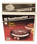 Toastmaster Basic Burner Countertop Single Electric 6415 Adjustable Temp Control. Fixed Price $14.99.