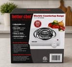 Better Chef Electric Countertop Range 1000W Portable Single Burner Hot Plate. Fixed Price $24.99.