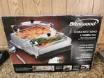 Brentwood Buffet Server & Warming Tray, With 1.5 Qt. Removable Serving Pans. Fixed Price $23.99.
