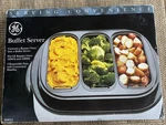 Ge 168977 Buffet Server Insert For Roaster Oven 3 Removable Pans New Open Box. Fixed Price $24.00.