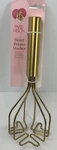 Paris Hilton Heart Potato Masher Gold Stainless Steel Kitchen Tool Pink New. Fixed Price $19.79.