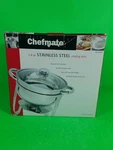 Chefmate 2.8 Quart Stainless Steel Chafing Dish, New, Original Package. Open Box. Fixed Price $9.37.
