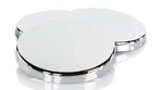 Infusion Collection 3-PACK Chrome Cover Set For Triple Burner Buffet. Fixed Price $14.98.