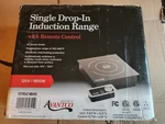Avantco Induction Range Single Burner With Remote Restaurant Cooker 1800W. Fixed Price $35.00.