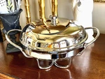 Towle Silversmiths 2.5QT Roond Covered Warmer Buffet Chaffing Dish. Fixed Price $36.50.