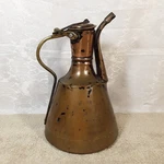 Antique 11" Copper Kettle, Turkish? Coffee Tea Pot, Handmade Primitive, Old. Fixed Price $22.50.