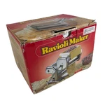 Imperia Ravioli Maker Machine Stainless Chrome Manual Pasta Noodle Cutter Italy. Fixed Price $45.00.
