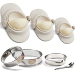 Dumpling Maker Empanadas Press Mold Set With Dough Cutter For Pierogi Pastelitos. Fixed Price $37.60.