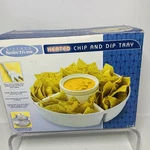 Heated Chip And Dip Tray New Box Kitchen Selective Electric Tailgating Indoor. Fixed Price $36.97.