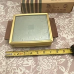 Salton H-100 Electric Food Warmer Gold Brown Silver Glass Metal Plastic. Fixed Price $18.00.