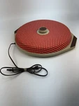Vtg Salton Hot Pizza Keeper Model WS3 Pokadot Print Party Snack Warmer Platter. Fixed Price $115.00.