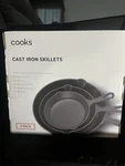Cooks Cast Iron Skillets. Fixed Price $20.35.