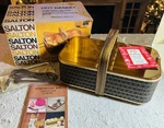Vintage Salton Hot Basket Model BH-5 Bun Bread Warmer 1970. Fixed Price $44.99.