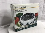 New Windmere Single Burner Variable Temperature Control 1100 Watts. Fixed Price $18.75.