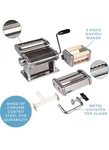 Cucinapro VD-43551KC Pasta Maker Deluxe Set With Attachments & Drying Rack. Fixed Price $40.00.