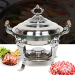 Catering Classic Stainless Steel Chafing Dish Half Round Buffet Chafer 30CM New. Fixed Price $54.09.