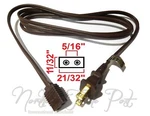 Replacement Power Cord For Salton Hotray Automatic Bread Warmer Basket Model. Fixed Price $14.95.