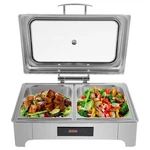 9L Electric Chafing Dish Stainless Steel Buffet Server Chafer Food Warmer 400W. Fixed Price $119.15.