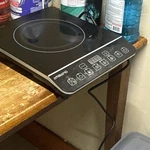 Ambiano Portable Induction Cooktop Burner 1800W Settings Black Glass. Fixed Price $50.00.