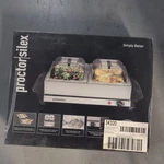 New Proctor Silex Three Pan Buffet Server & Food Warmer, Stainless Steel. Fixed Price $59.99.