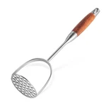 Potato Stainless Steel, Manual Mashed Masher,wooden Handle Pota.... Fixed Price $22.17.