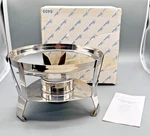 Princess House 2-PC Buffet Server Base #6409 Replacement Stand Nib. Fixed Price $34.50.