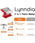 2 In 1 Maker With P..made Pasta,spaghetti Red Color Brand Lynndia. Fixed Price $45.00.