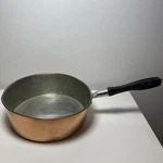 Vintage Old Colony Anaconda Copper Pan Wooden Handle 9 1/4. Fixed Price $75.00.